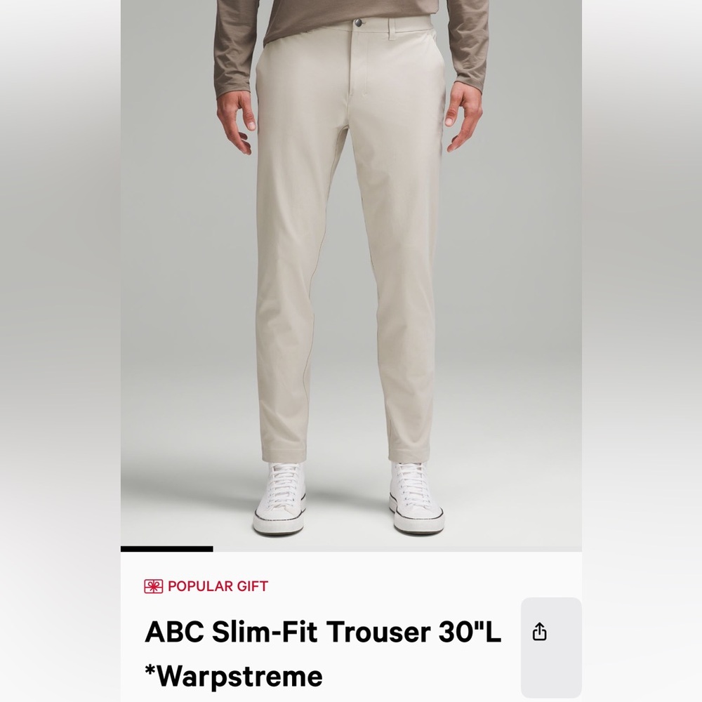 Lululemon ABC slim fit trouser